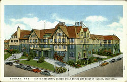 Eureka Inn-Set In A Beautiful Garden, Entire City Block California Postcard Postcard