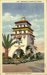 Campanile (Chimes Bell Tower), Agua Caliente Baja California Mexico Postcard Postcard