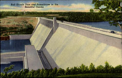 Bull Shoals Dam and Powerhouse Postcard