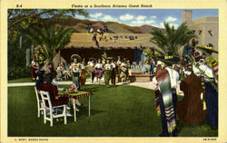 Fiesta at a Southern Arizona Guest Ranch Postcard