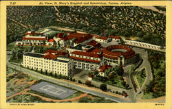 Air View, St. Mary's Hospital and Sanatorium Tucson, AZ Postcard Postcard