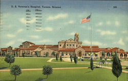 U.S. Veteran's Hospital Postcard