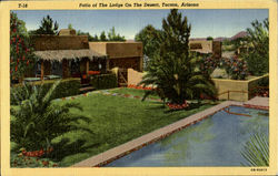 Patio of The Lodge On The Desert Tucson, AZ Postcard Postcard