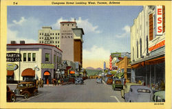 Congress Street Looking West Postcard