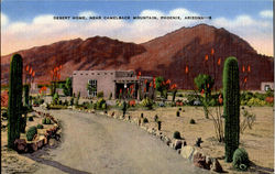 Desert Home, Camelback Mountain Phoenix, AZ Postcard Postcard