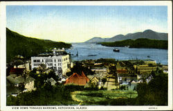 View Down Tongass Narrows Ketchikan, AK Postcard Postcard