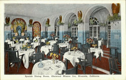 Spanish Dining Room, Glenwood Mission Inn Postcard