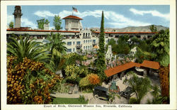 Court of Birds, Glenwood Mission Inn Postcard