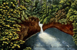 Devil's punch bowl, Mt. hood loop hwy. Postcard