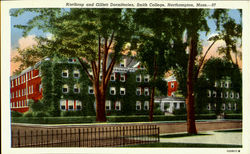 Northrop And Gillett Dormitories, Smith College Postcard