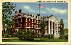 Alumnae Hall-Hood College Frederick, MD Postcard Postcard