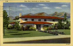 Pima Hall,University Of Arizona Tucson, AZ Postcard Postcard