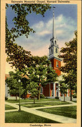 University Memorial Chapel, Harvard University Cambridge, MA Postcard Postcard