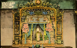 Interior Of A Joss House, Chinatown San Francisco, CA Postcard Postcard