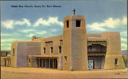 Cristo Rey Church Santa Fe, NM Postcard Postcard