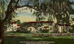 Cross and Strong Halls, Girls' Dormitories, Rollins College Winter Park, FL Postcard Postcard