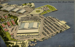 The New Dinner Key Exposition Hall Postcard