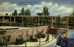 The New University of Miami Coral Gables, FL Postcard Postcard