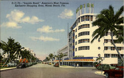 Lincoln Road ,America's Most Famous Exclusive shopping Area Postcard