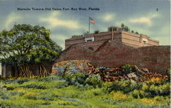 Martello Towers, Old Union Fort Postcard