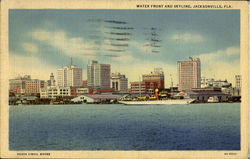 Water Front And Skyline Jacksonville, FL Postcard Postcard