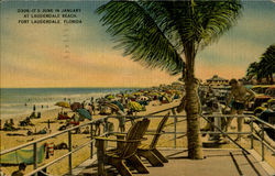 It'S June In January At Lauderdale Beach Fort Lauderdale, FL Postcard Postcard