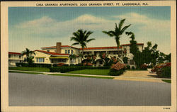 Casa Granada Apartments, 3003 Granda Street Postcard