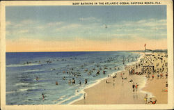 Surf Bathing In The Atlantic Ocean Postcard