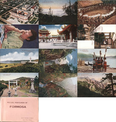 Formosa Island Scenery and Culture Postcard