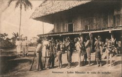 Amazonas: Miranha Indigenous People Returning from Work Postcard