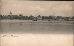 Falkenberg, Sweden: View of the Ätran River Postcard