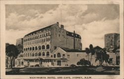 Wentworth Hotel and Cafe, Sydney, Australia Postcard