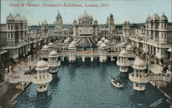 Court of Honour, Coronation Exhibition, London 1911 Postcard