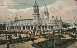 Palace of Applied Arts and Crafts, Imperial International Exhibition, London Postcard