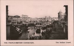 Indian Court at the Franco-British Exhibition Postcard