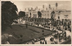 Gardens & India Pavilion, British Empire Exhibition, Wembley Postcard