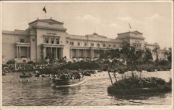 Canada Building & Lake, British Empire Exhibition, Wembley Postcard