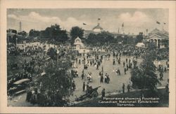 Panorama Fountain at Canadian National Exhibition, Toronto Postcard