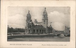 British Applied Arts Palace, Franco-British Exhibition, London 1908 Postcard