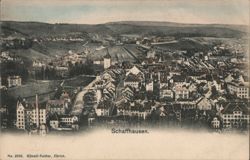 Schaffhausen Cityscape, Switzerland Postcard