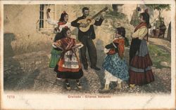 Gitanos Dancing, Granada, Spain Postcard