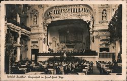 Konzertsaal im Grand Hotel Pupp, Karlsbad, Bohemia Postcard