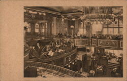 Cafe Vaterland Interior with Orchestra, Berlin Postcard