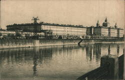 Moscow River View of Solianka Street Palace of Labor Postcard