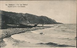 Lake Baikal Breaking Waves, Boat Ashore Postcard