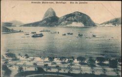 Botafogo Bay with Sugarloaf Mountain, Rio de Janeiro Postcard