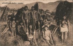 Amazonas Indigenous Group Portrait, Brazil Postcard