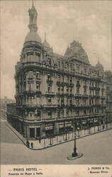 Paris Hotel, Avenida de Mayo y Salta, Buenos Aires Postcard