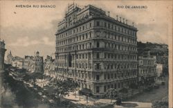 Avenida Rio Branco, Rio de Janeiro Postcard