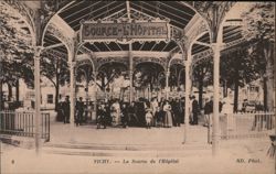 Source L'Hôpital in Vichy Postcard